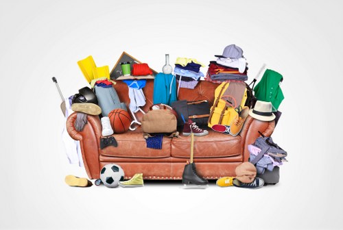 Residents utilizing waste collection services in Finchley