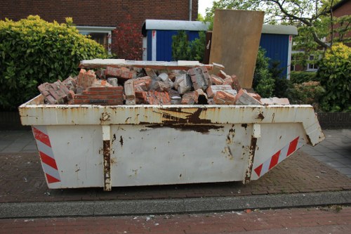 Commercial waste removal services in Finchley office setting