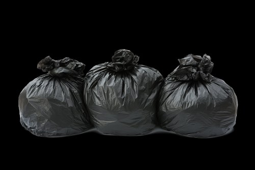 Recycling process in a Finchley business setting