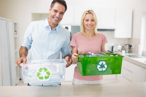 Electronic waste recycling in Finchley business